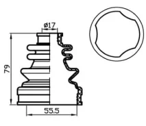 ������� ������� (TA); TACB1059 ������� ���� ����� (55,5x79x17) TACB1059 ����