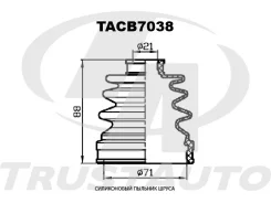 ������� ������� ����������� (TA); TACB7038 ������� ����� (71x88x21) TACB7038 ����