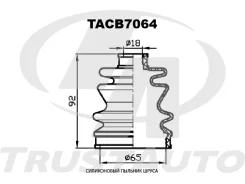 ������� ������� ����������� (TA); TACB7064 ������� ����� (65x92x18) TACB7064 ����