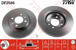���� ��������� �������� ����. LOG 16Vlargg15RA TRW DF2586 DF2586 ����