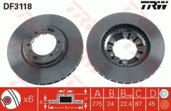 ��������� ���� �������� TRW DF3118 DF3118 ����