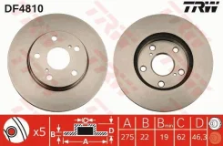 ����. ���� ������. ������. [275x22] 5 ���. TRW DF4810 DF4810 ����