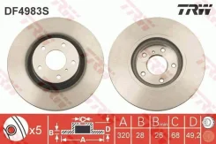 ���� ��������� Infinity FX35/FX45 05- �����. TRW DF4983S ����