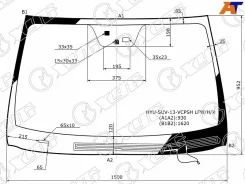������ ������� (������� �����/ ������ �����) Hyundai Santa Fe 12-19 / Grand Santa Fe 13-18 XYG ���. HYU-SUV-13-Vcpsh LFW/H/X HYUSUV13VCPSHLFWHX ����