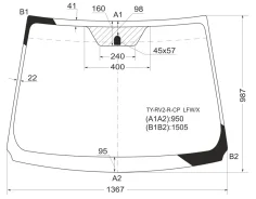 ������ ������� Toyota WISH 09-17 TY-RV2-R-CP LFW/X TYRV2RCPLFWX ����