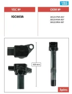 ������� ����� ��������� 30520-PNA-007 YEC IGC603A HO K20A/K24A IGC603A ����