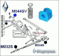 ������ ������������� MR133706 ������� M044SV (18,2 �� ������ Mitsubishi Pajero V21W, V23C, V23W, V24C, V24W, V25W, V26C, V26W) M044SV M044SV ����