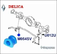 ������ ������������� MR267684 ������� M054SV (23 �� ������ Mitsubishi Delica PA5W, PD4W, PD6W, PD8W, PE8W, Pajero Sport KH#, ) M054SV M054SV ����