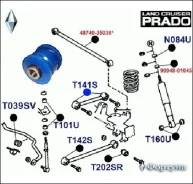 ����������� 12,5x44,3x54 � [48702-35050] ������� T141S (������ ���������� ������� Toyota Land Cruiser Prado 90, HiLux Surf 180) /4 �� T141S T141S ����