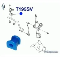 ������ ������������� 48815-33050 ������� T195SV (16,5 �� �������� Windom MCV2#, Avalon MCX10, Pronard MCX20, ) T195SV T195SV ����