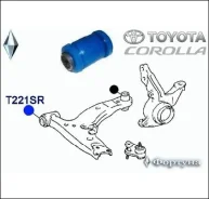 ����������� ������ ��������� ������� �1 /�������� [48654-12090] ������� T221SR 14,3x36x59,5 � (Toyota Corolla, Sprinter, Fielder, Ipsum, ) T221SR T221...