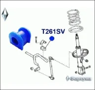 ������ ������������� 48815-33100 ������� T261SV (24 �� ��������Toyota Camry ACV30, MCV30, ACV40, Jtnbe40K, AVV50) T261SV T261SV ����