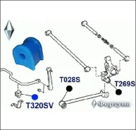 ������ ������������� 48818-20270 ������� T320SV (17 �� ������ Toyota Carina ST190) T320SV T320SV ����