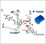 ������ ������������� 48818-30130 ������� T340SV (10,5 �� ������ Toyota Crown Majesta UZS173) T340SV T340SV ����