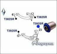 ����������� 14,5x56,4x88,4/60,3 � [48655-60030] ������� T393SR (������ ��������� ������� �2 /������ Fortuner, GX470, HiLux, Land Cruiser Prado 120) T3...
