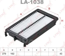 ������ ��������� LYNXauto LA1038 LA1038 ����