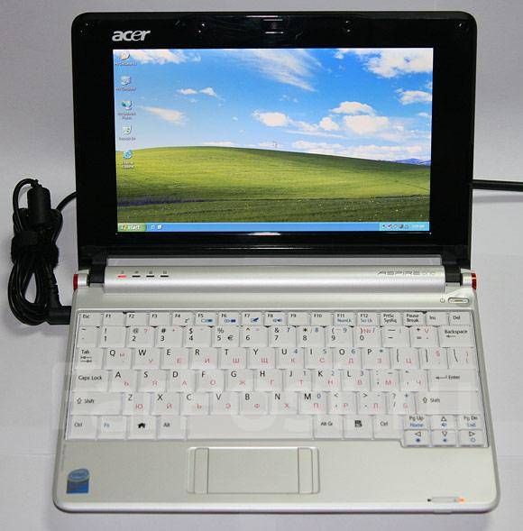 Aspire one windows xp