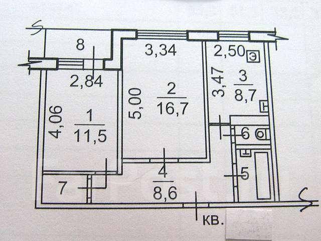 План 4 комнатной квартиры 83 серии