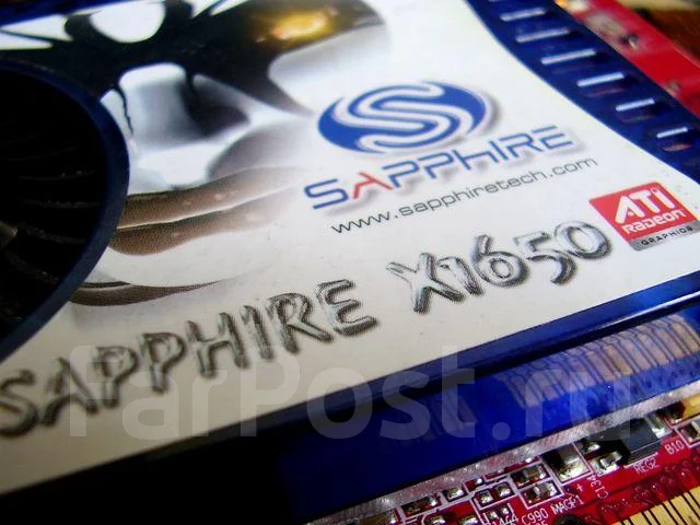 AGP Sapphire ATI Radeon X1650 Pro 512MB DDR3 VGA/DVI/SUB ����
