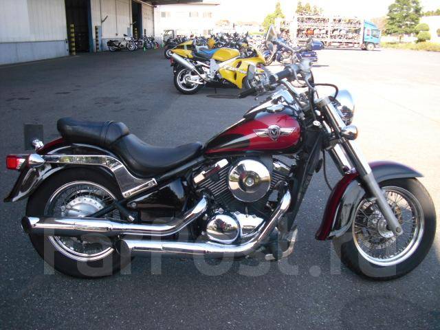Kawasaki Vulcan Classic 400 красный
