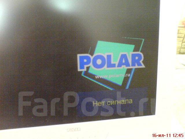 Телевизор polar звук есть а изображения нет