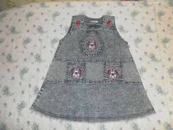 Сарафаны джинсовые. Рост: 110-116 см