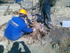 Услуги автобуровой, установка столбов, заборов, фундаментов. Ямобур
