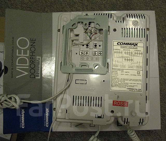 Домофон commax dpv 4mtn схема подключения