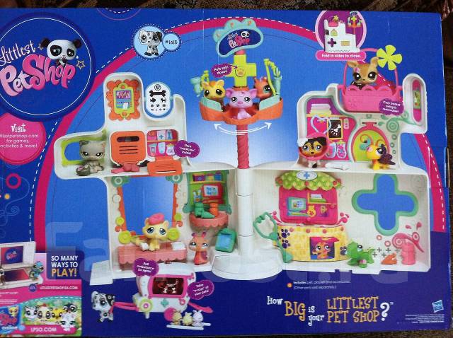 Набор игровой Littlest Pet Shop 7петов Зеленые E5490EU4