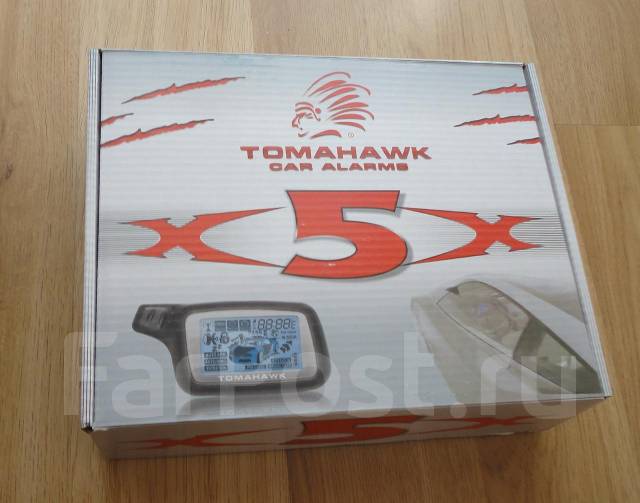 Автомобильная сигнализация Tomahawk X5. Доставка бесплатно, новый, в