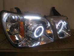 Фара. Toyota Land Cruiser Cygnus, UZJ100W Lexus LX470, UZJ100 Двигатель 2UZFE