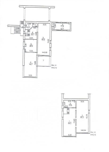 Планировка квартиры 6 комнат