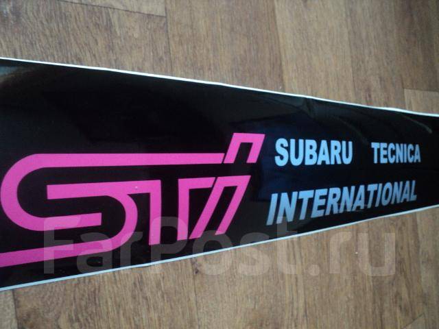 Наклейка STI на лобовое. отправка по РФ бесплатно - GT и тюнинг во ...