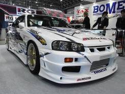 Порог пластиковый. Nissan Skyline, HR34, BNR34, ER34, ENR34