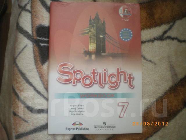 spotlight 7 workbook book английский в фокусе 7 класс