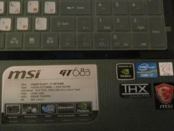MSI GT683. 2,4����, ��� 8 ��, ���� 500���, WiFi: 1, Bluetooth: 1, ����������� �� 2��. ����