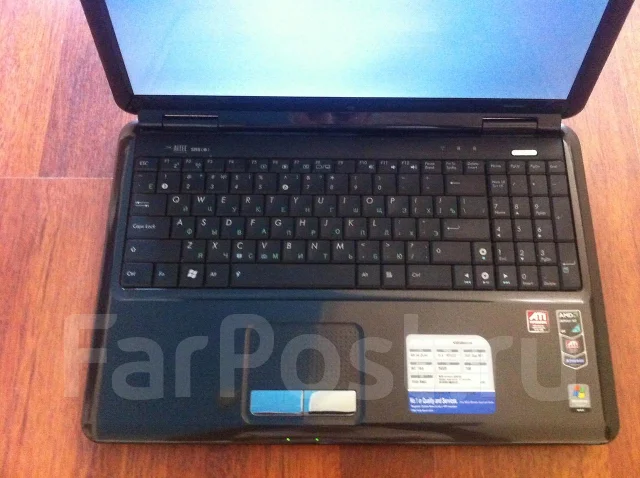 ASUS K50AB. 2,3����, ��� 4 ��, ���� 250���, WiFi: 1, Bluetooth: 1, ����������� �� 3��. ����