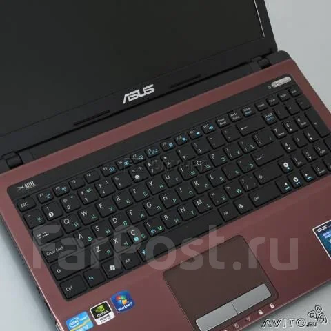 Asus K53S. 2,5����, ��� 4 ��, ���� 640���, WiFi: 1, Bluetooth: 1, ����������� �� 4��. ����