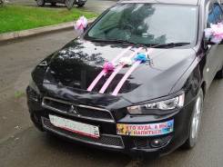 Накладка на фару. Mitsubishi Lancer X