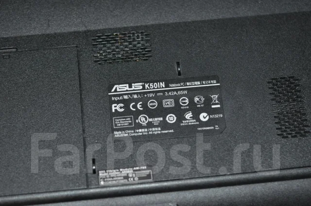 ASUS K50IN. 2,1����, ��� 2048 ��, ���� 250���, WiFi: 1, ����������� �� 3��. ����