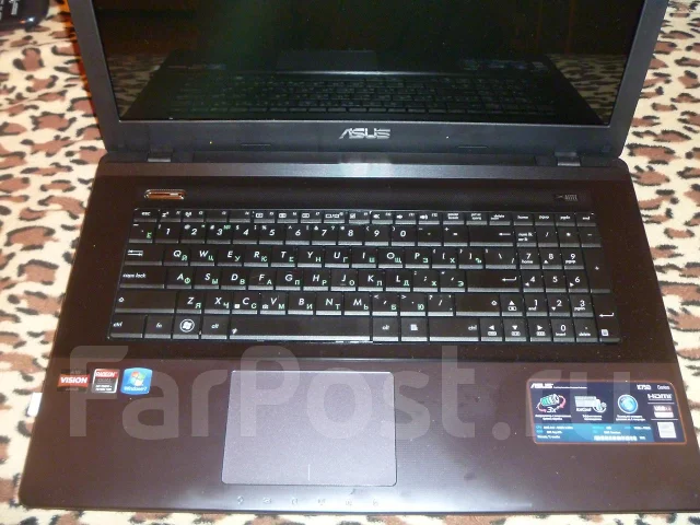 ASUS K75DE. ��� 6 ��, ���� 750���, WiFi: 1, Bluetooth: 1, ����������� �� 6��. ����