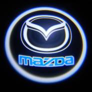 Проекция логотипа в двери авто Mazda