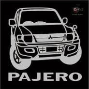 Наклейка. Mitsubishi Pajero