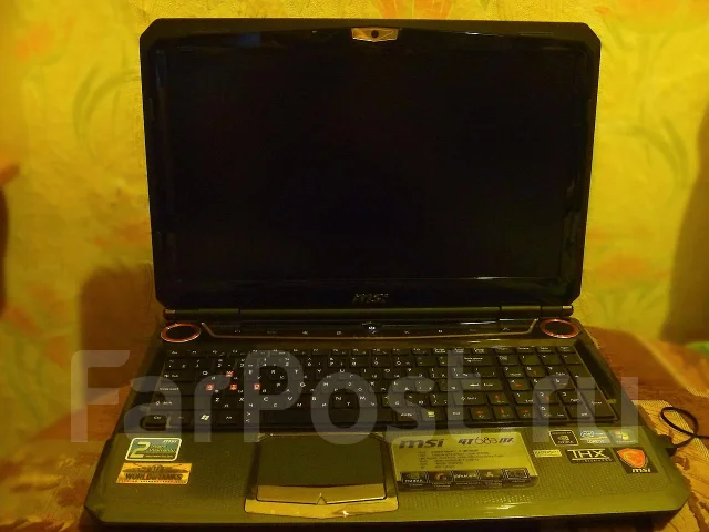 MSI GT683DX. 2,3����, ��� 6 ��, ���� 750���, WiFi: 1, Bluetooth: 1, ����������� �� 4��. ����