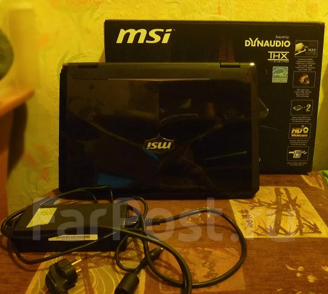 MSI GT683DX. 2,3����, ��� 6 ��, ���� 750���, WiFi: 1, Bluetooth: 1, ����������� �� 4��. ����