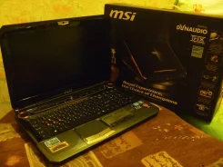 MSI GT683DX. 2,3����, ��� 6 ��, ���� 750���, WiFi, Bluetooth, ����������� �� 4��. ����