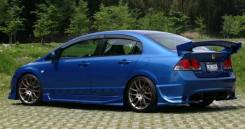 Порог пластиковый. Honda Civic, FD2, FD1 Двигатель P6FD1