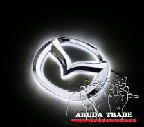 Подсветка под логотип, эмблему Mazda (Мазда) Белый (Отправка по РФ)
