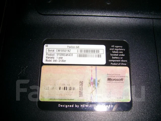 HP PAVILION dv6-2135er. 2,1����, ��� 3072 ��, ���� 250���, WiFi: 1, ����������� �� 2��. ����