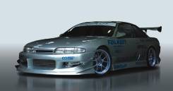 Обвес кузова аэродинамический. Nissan Silvia, S14